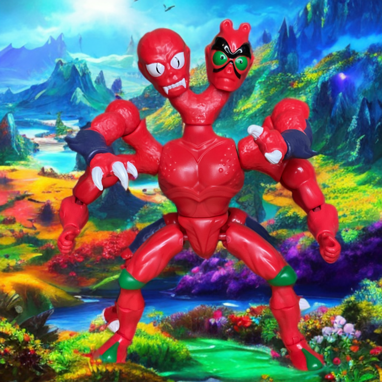 This MOTU Origins Modulok deluxe action figure inspired by the original vintage Masters of the Universe toy line from the '80s.The evil beast of a thousand bodies is designed at 5 1/2-inch scale with modern posability.