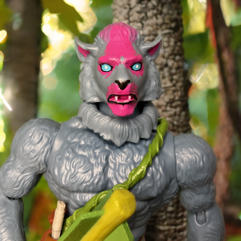 Close-up of Red Shadow in the forest or pre-Eternia.
