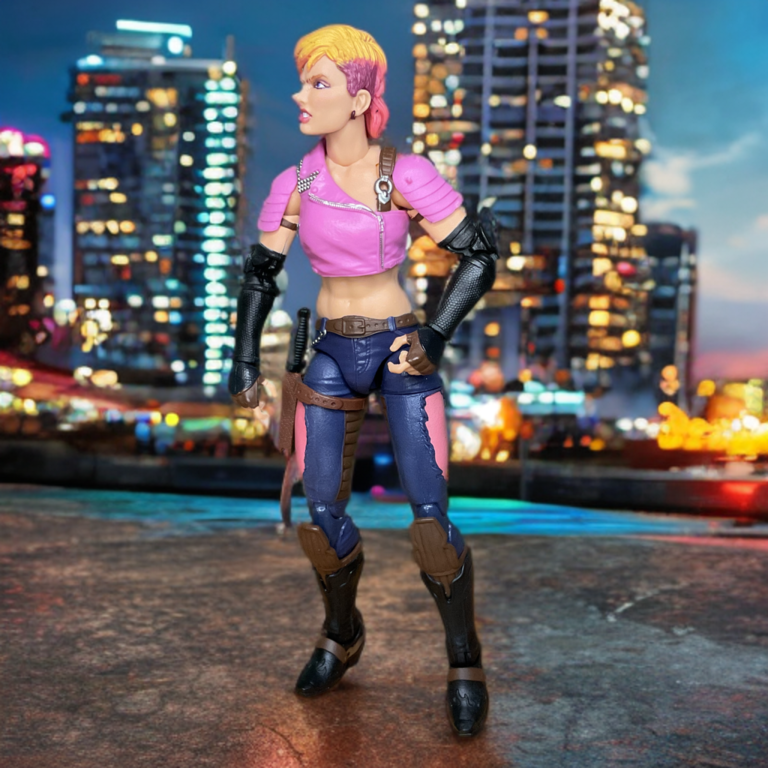 Zarana’s classic pink-haired action figure, representing her role as Zartan’s sister and a master of disguise.