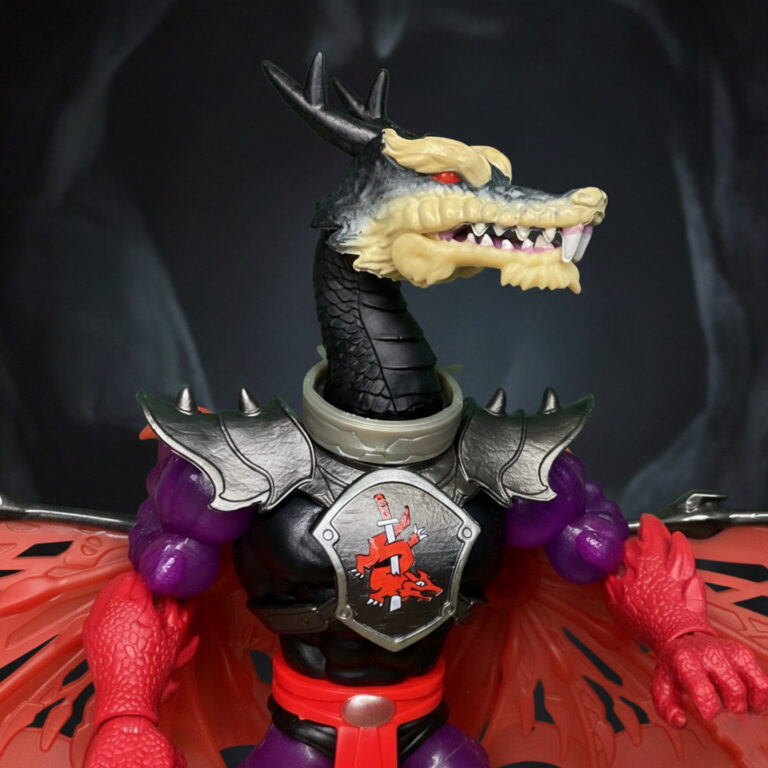 Turtles of Grayskull Ninjor figura de ação.
