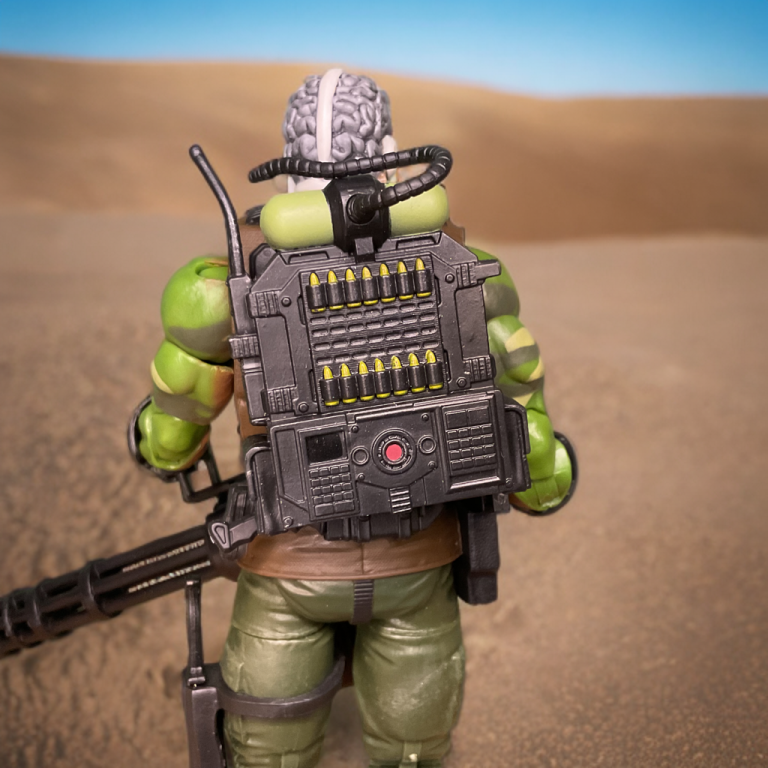 Hasbro G.I. Joe Classified 6-inch Cobra Grim-Viper in schwarzer taktischer Ausrüstung mit gelben Gefahren-Akzenten