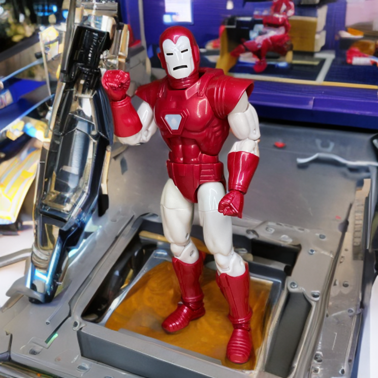 The Silver Centurion Iron Man armor.