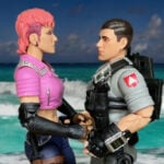 Mainframe et Zarana (Une histoire d'amour) au bord de la mer.
