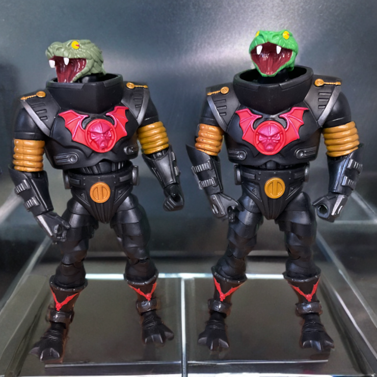 Horde Troopers Snake Men repräsentiert die Zeit, in der die Snake Men mit der Bösen Horde zu tun hatten.