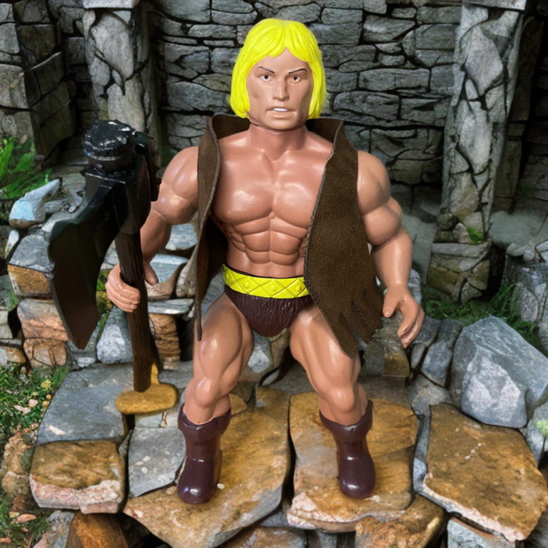 Zoloworld figurine d'hommage à Thundarr le Barbare avec hache de guerre.