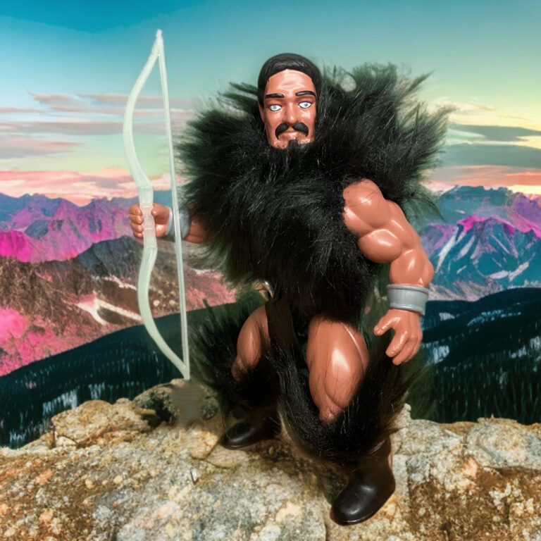Figurine d'Ulysse, chasseur à l'arc mystique.