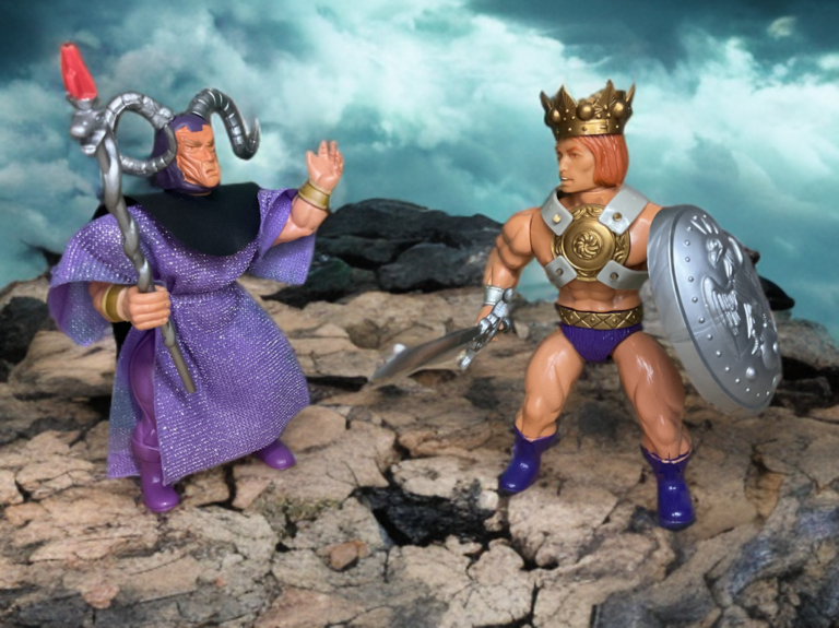 Remco Thoth-Amon vs King Conan 1984 Action Figure Battle