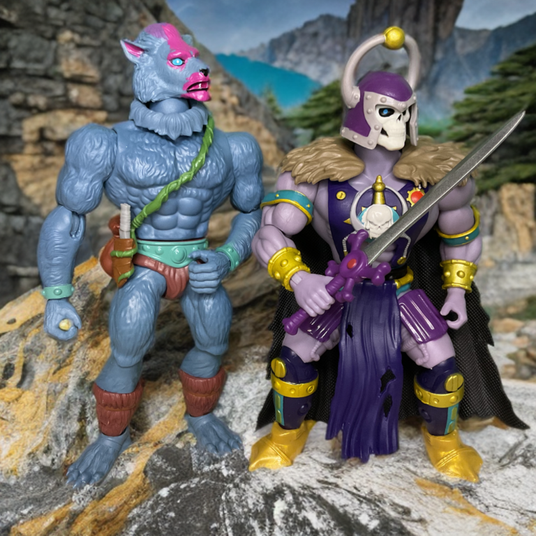 The Great Black Wizard Origins figure along with his servant Red Shadow