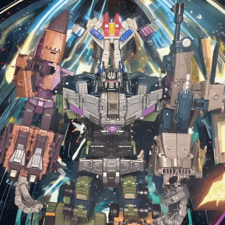 Jinbao Bruticus with Core Class Starscream (not included).
