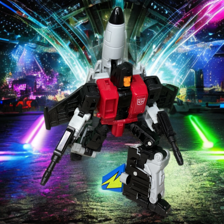 Transformers Aerialbot Skydive em modo robô, perna direita de Age of the Primes Superion