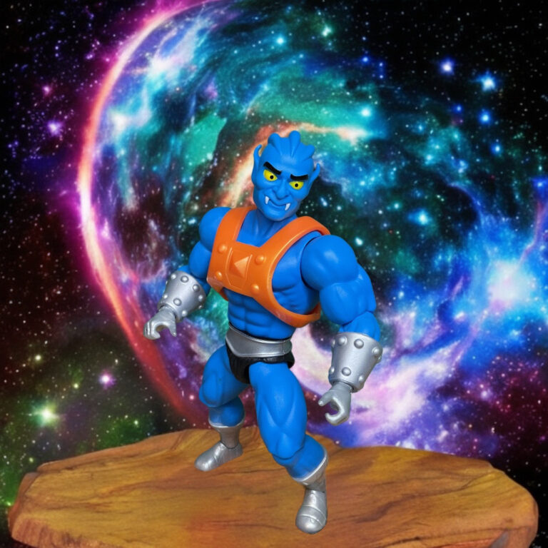 Tuvar stands among the cosmos.