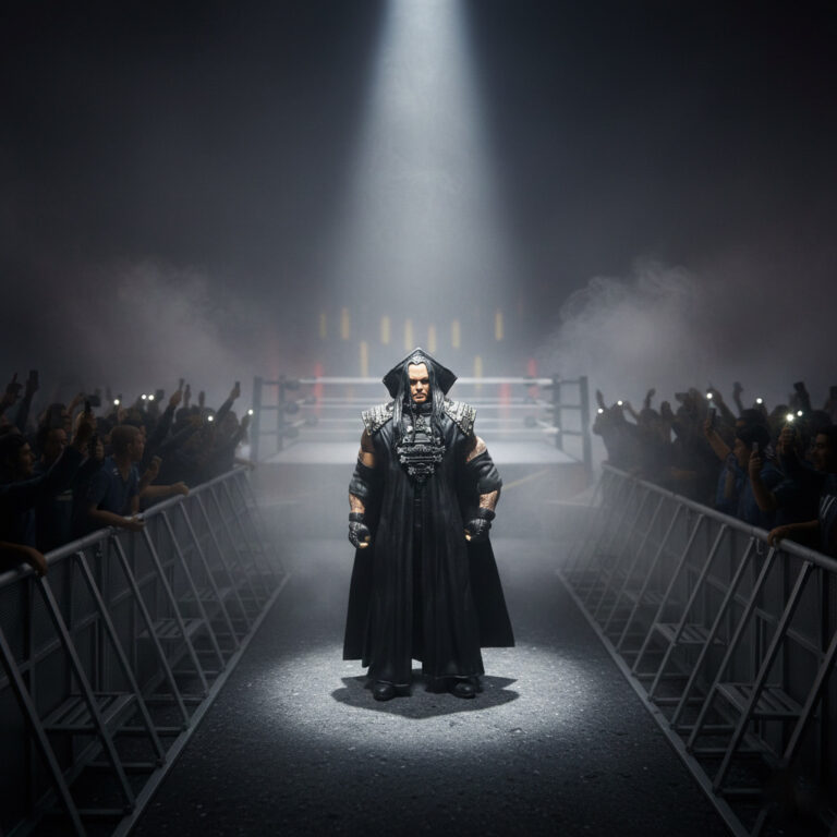 Der Undertaker macht sich auf den Weg zum Ring, um im ultimativen Dream Match gegen Sting anzutreten.