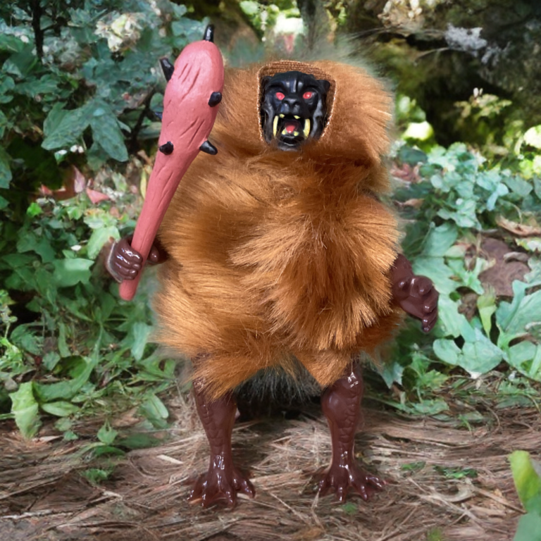 Figurine Grizzlewolf Warrior Beasts hommage à MOTU Grizzlor.
