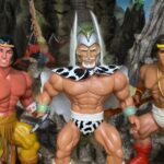Arak, Warlord und Hercules aus der Lost World of the Warlord Actionfigurenserie.