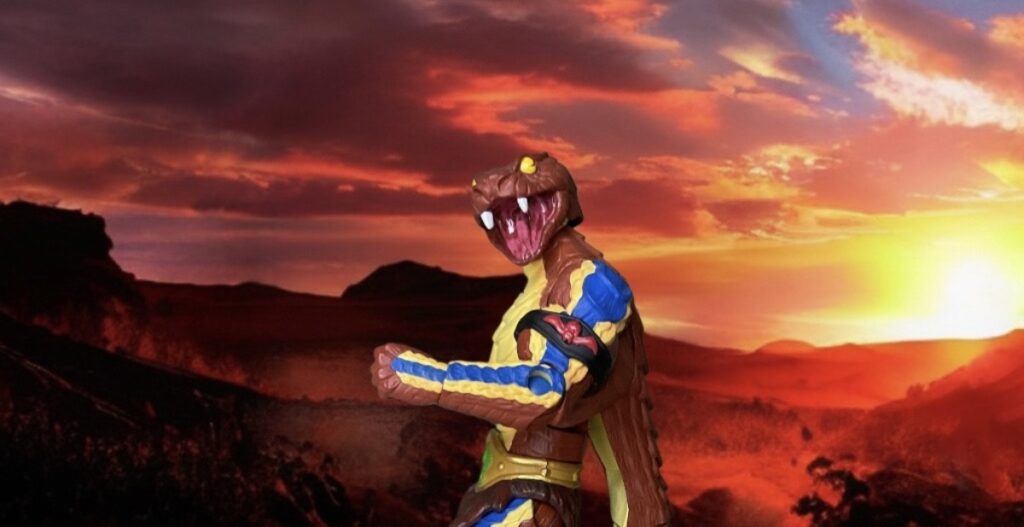 Lies mehr über den Artikel MOTU Rattlor: The Striking Snake Man Serpent of Eternia