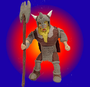 Original polymer clay prototype version of Ivar Brun from 2015.