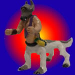 Lupus Warwulf of the Wilkolach - Original polymer clay prototype version (2015)