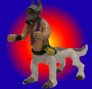 Lupus Warwulf of the Wilkolach - Original polymer clay prototype version (2015)