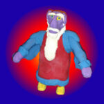 Nithramous the Wizard - Original polymer clay prototype version (2015)