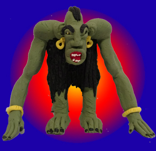 Smurglem the Asklevian - Original polymer clay prototype version (2015)