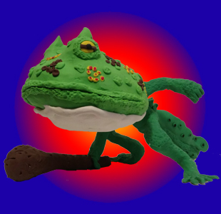 Wilabog - Original polymer clay prototype version (2015)