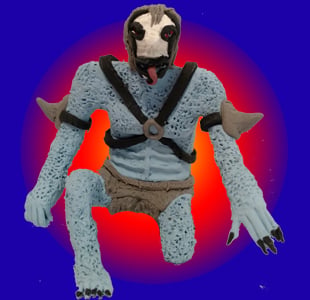 Winter Ghoul - Original polymer clay prototype version (2015)