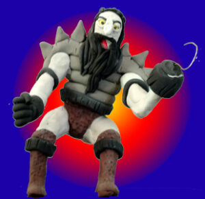 Zaron the Hookfury - Original polymer clay prototype version (2015)