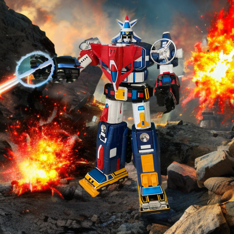 GX-88 Dairugger XV in dynamic stances.