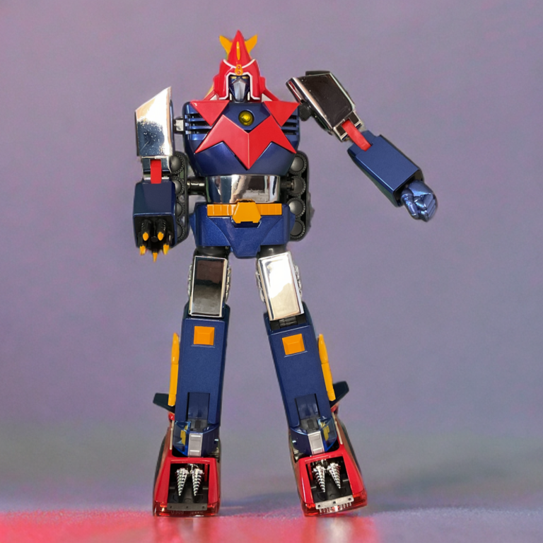 Soul of Chogokin GX-31SP Voltes V displayed prominently highlighting its commanding presence.