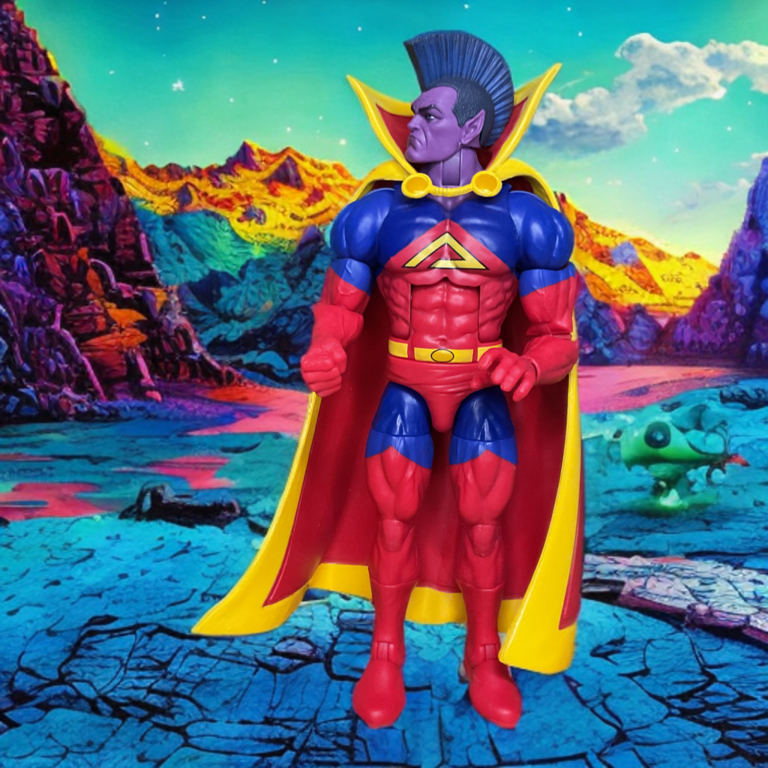 Gladiator after completing the deadly loyalty trial, having destroyed the starcracker device threatening Strontia.