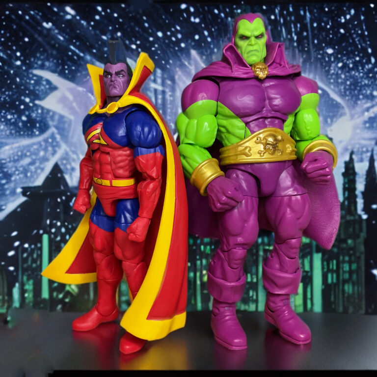 Gladiator (Kallark) standing with ally Drax the Destroyer in a powerful side-by-side stance, showcasing their teamwork in Marvel's Annihilators cosmic squad.