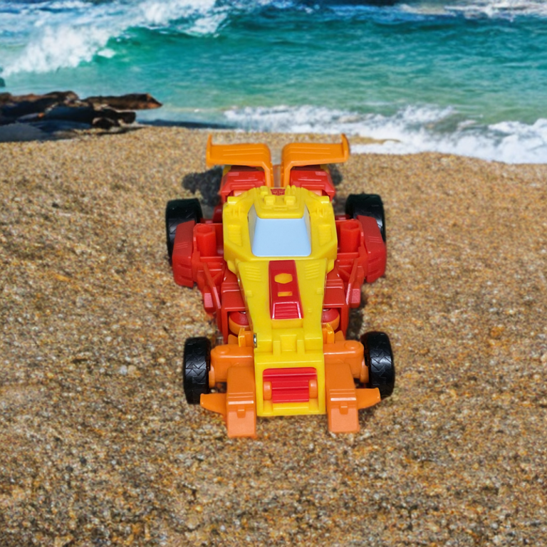 O modo de veículo Sureshot está pronto para a ação na praia.