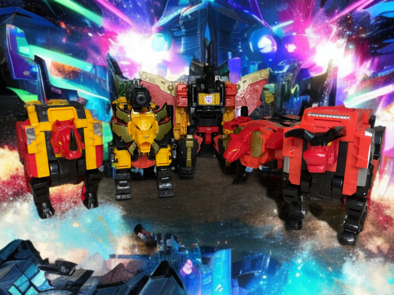 Power of the Primes Raubtiermodi - Razorclaw Löwe, Divebomb Adler, Headstrong Nashorn, Rampage Tiger, Torox Stier.