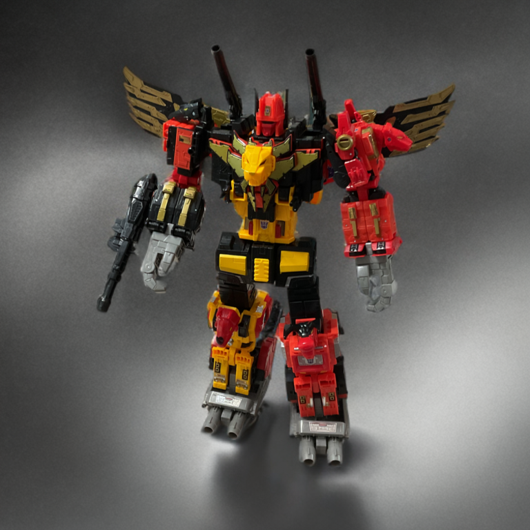 Power of the Primes Predaking in aggressiver Kampfhaltung, die Beweglichkeit und Stabilität unter Beweis stellt.