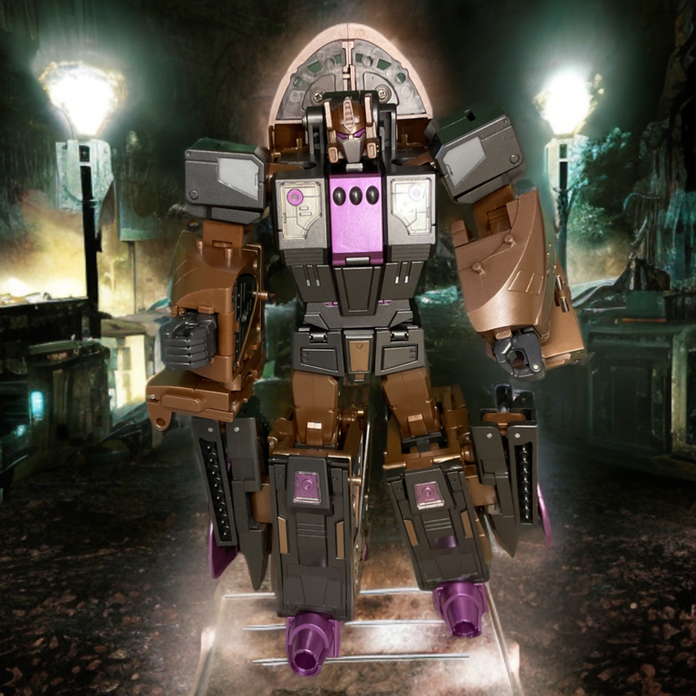 Zeta Toys Blast Off in robot mode with detailed undercarriage.