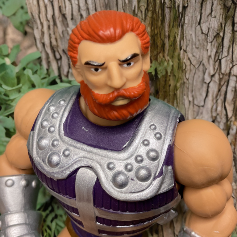 No royal destiny, no cosmic power – just grit, muscle, and one giant metallic fist.