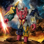 Unique Toys Ordin Abominus third party Transformers combiner in dynamic action battle pose showing Masterpiece scale articulation.