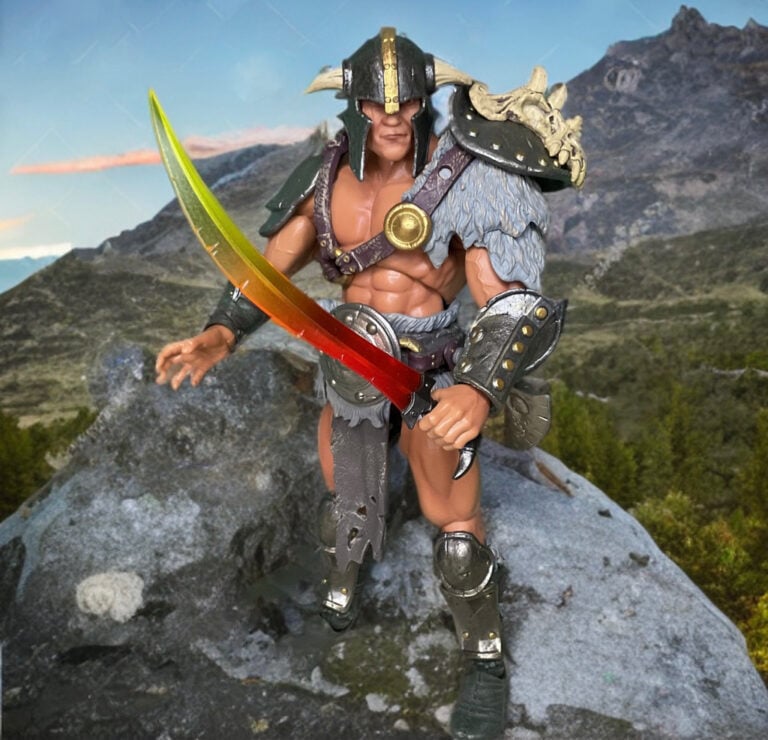 Savage Crucible Krieger The Shunned 7-inch action figure full body display