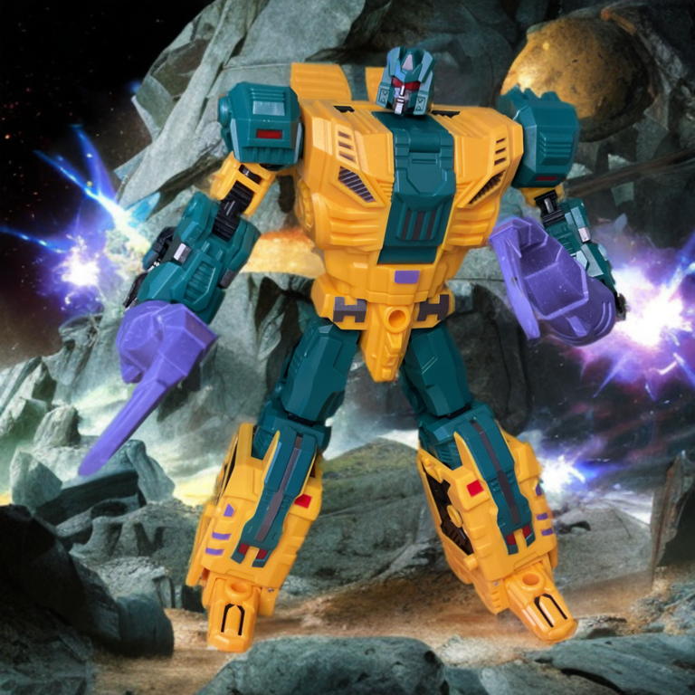 O-03 Fenrir robot mode showing the beefy legs that form Ordin's base.