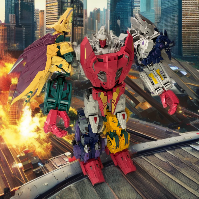 Unique Toys Ordin Abominus combiner standing 15 inches tall in a stable wide stance.