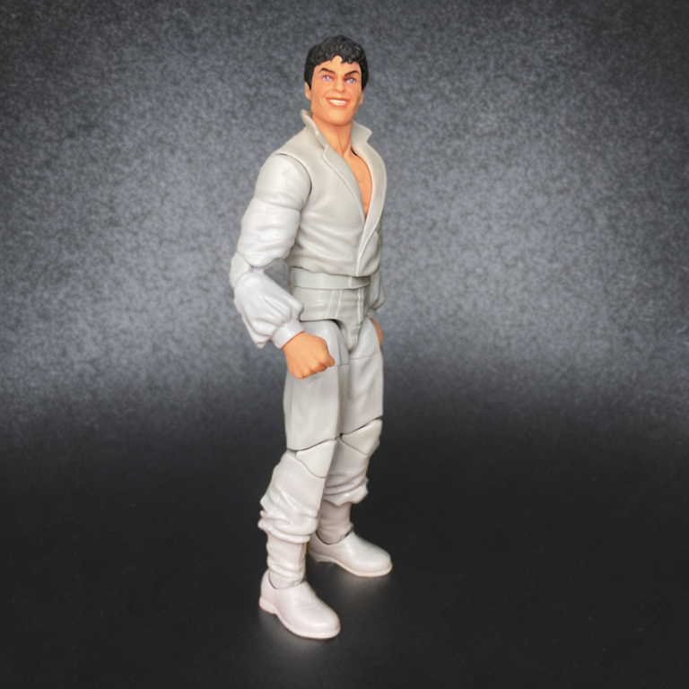Marvel Legends Beyonder posed representing the epic event.