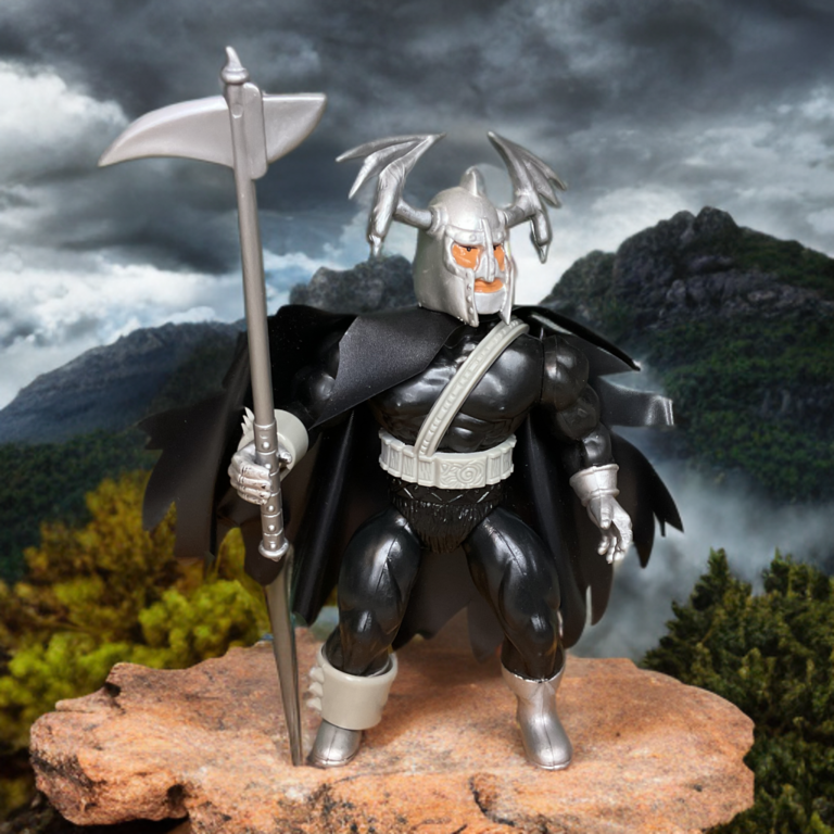 The double-bladed sickle-axe accessory included with the 1984 Remco Devourer of Souls.