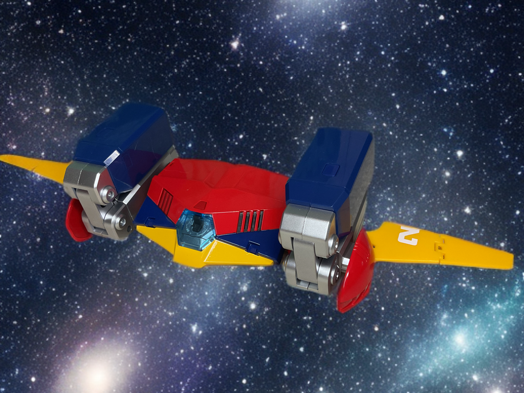 Bandai DX Soul of Chogokin Combattler V Battle Crusher chest and arms.