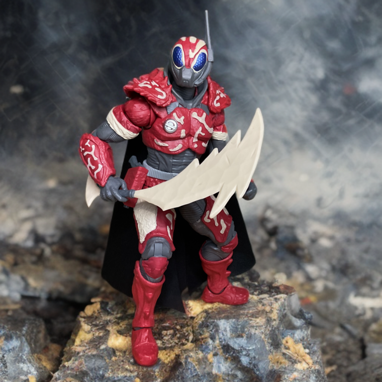 Three alternate heads for Cobra-La Royal Guard – two helmets and two unmasked.