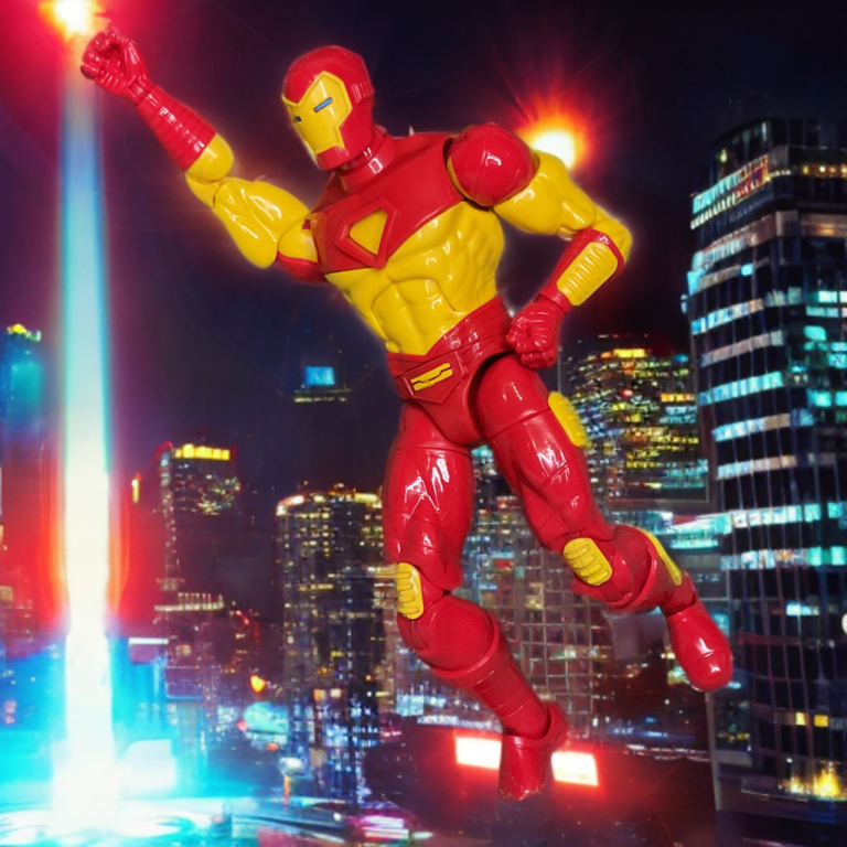 Iron Man Retro figure representing the intense Armor Wars arc in the 1994 series.