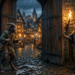 A stranger arrives at the gates of Highland Downes.