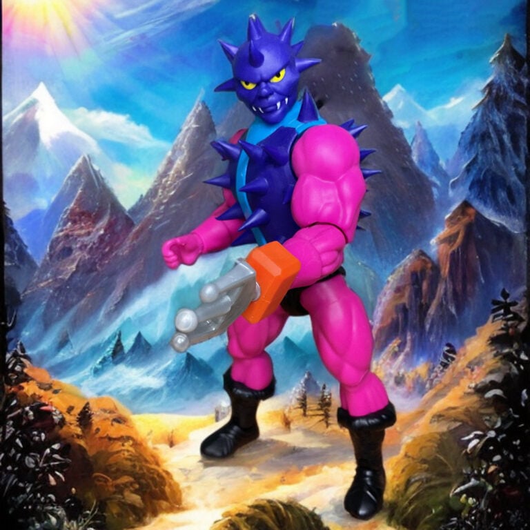 Spikor MOTU Origins Cartoon Collection action figure full body pose with spiked armor.