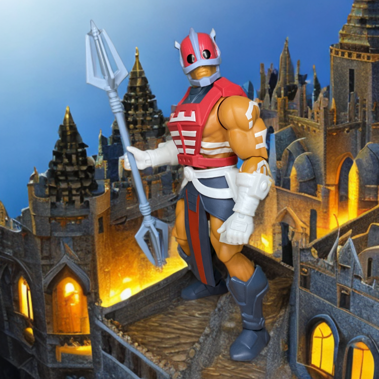 Two-headed staff accessory included with MOTU Origins Zodac 200x figure.