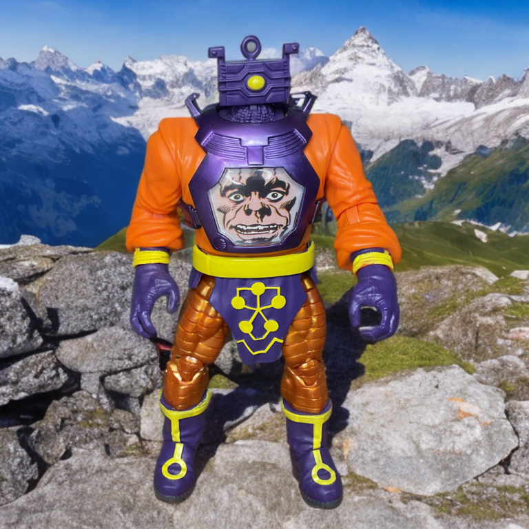 Arnim Zola standing in the Swiss Alps, his birthplace in the Weisshorn Mountains, where the brilliant but amoral scientist began his journey into genetic horror.