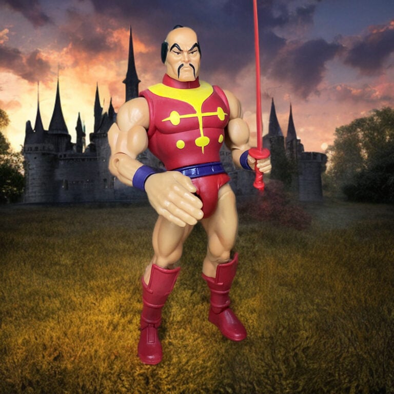 Club Grayskull MOTU Classics Chopper Actionfigur - die seltene Filmation-Version von Jitsu. Fantasy Action Figures Sammlervitrine.